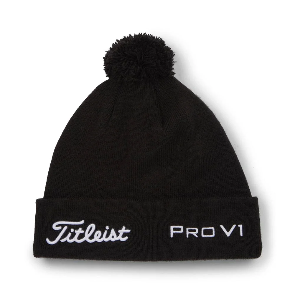Titleist Tour Pom Pom Golf Beanie - Image 3