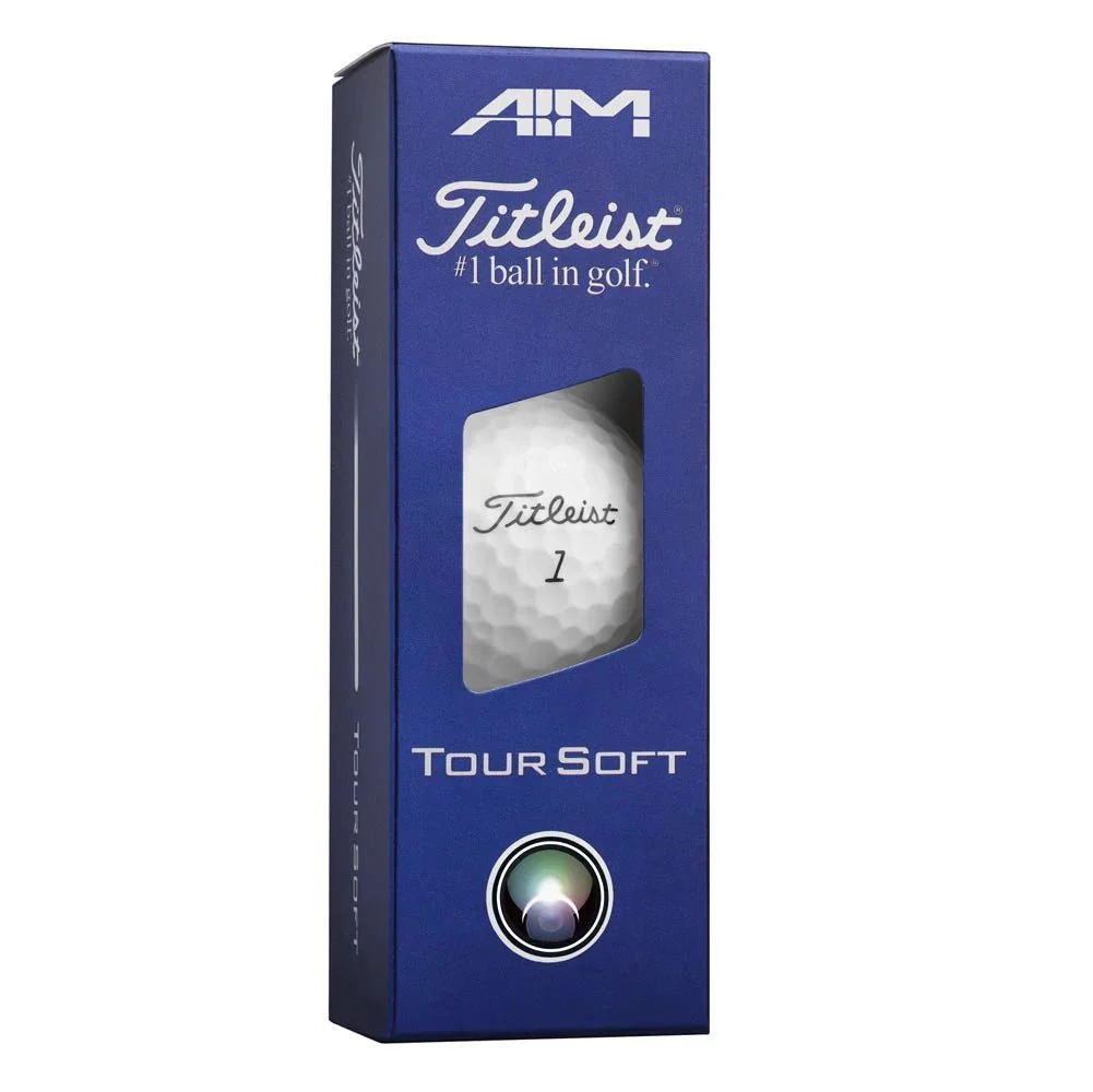 Titleist Tour Soft AIM Golf Balls - Red - Image 4