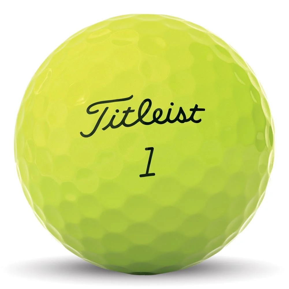 Titleist Tour Speed Golf Balls - Yellow - 2022 - Image 4