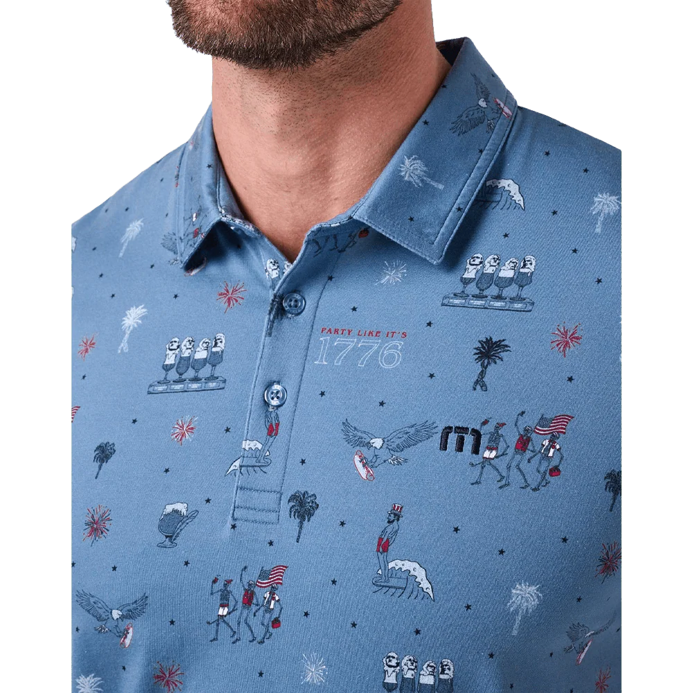 Travis Mathew Comfortknit Festival Golf Polo - Image 3