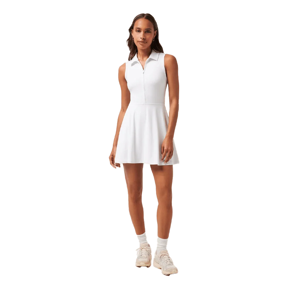 Travis Mathew Women's Moveknit Sleeveless Zip 2.0 Golf Dress - Image 6