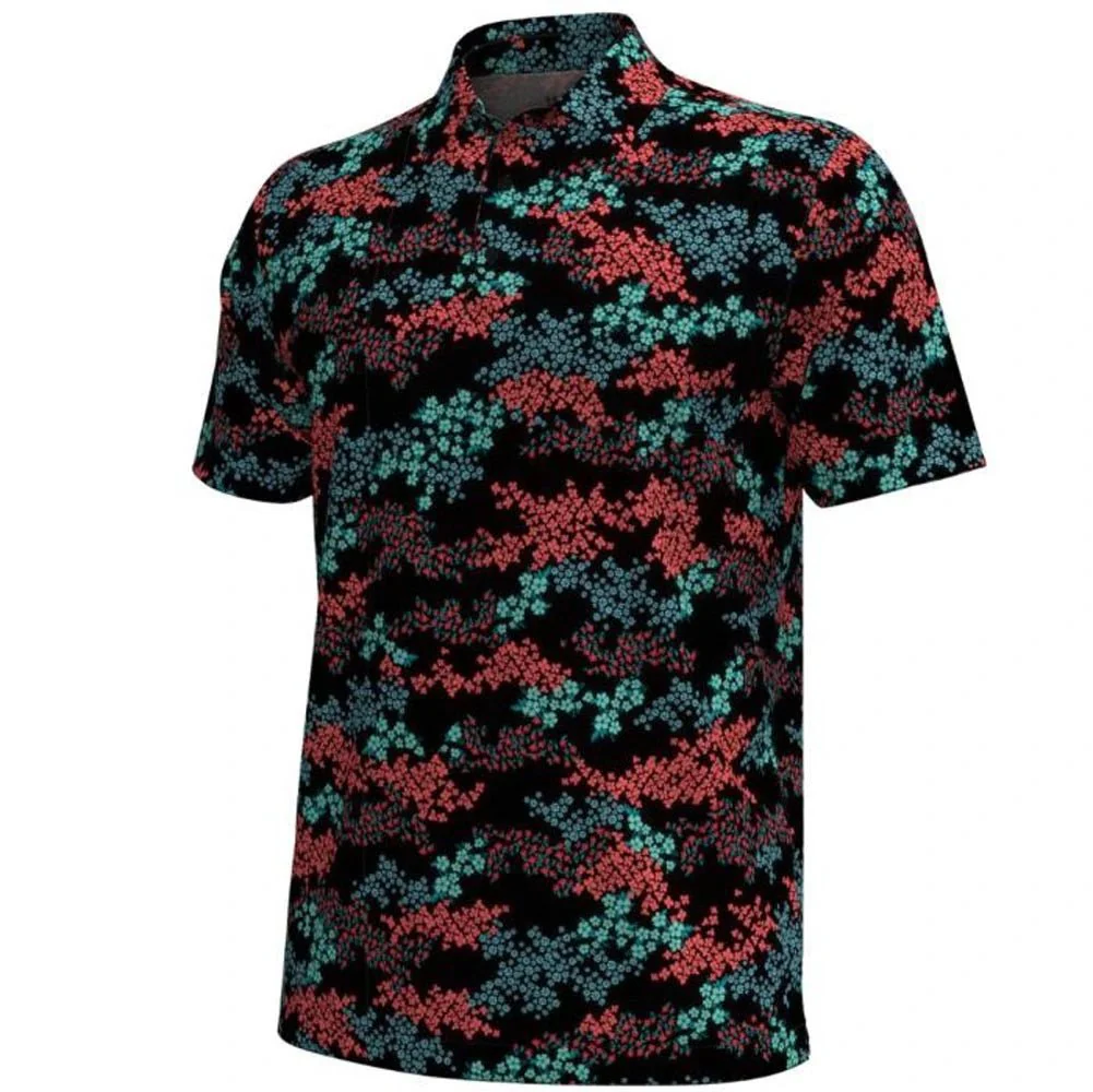 Under Armour Playoff 3.0 Azalea Print Golf Polo