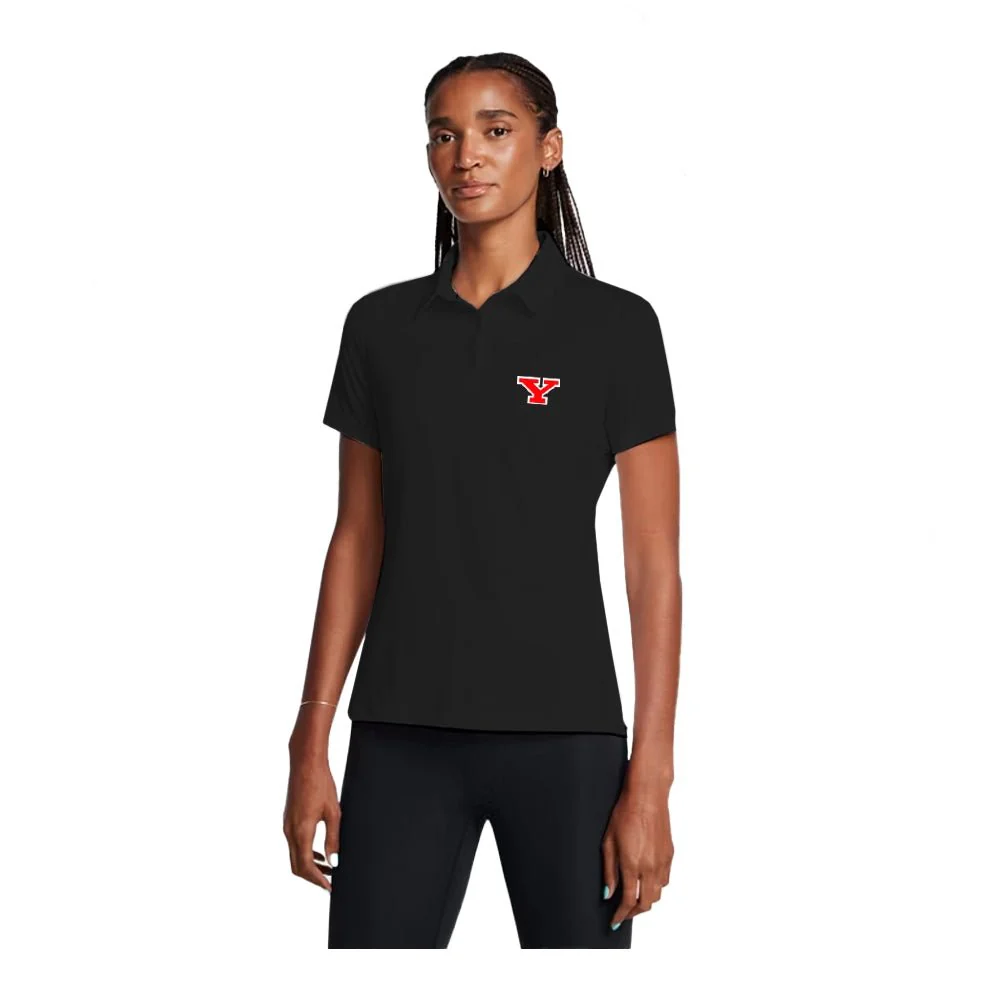 Under Armour Women's NCAA T2 Green Golf Polo - Youngstown State University - Image 4