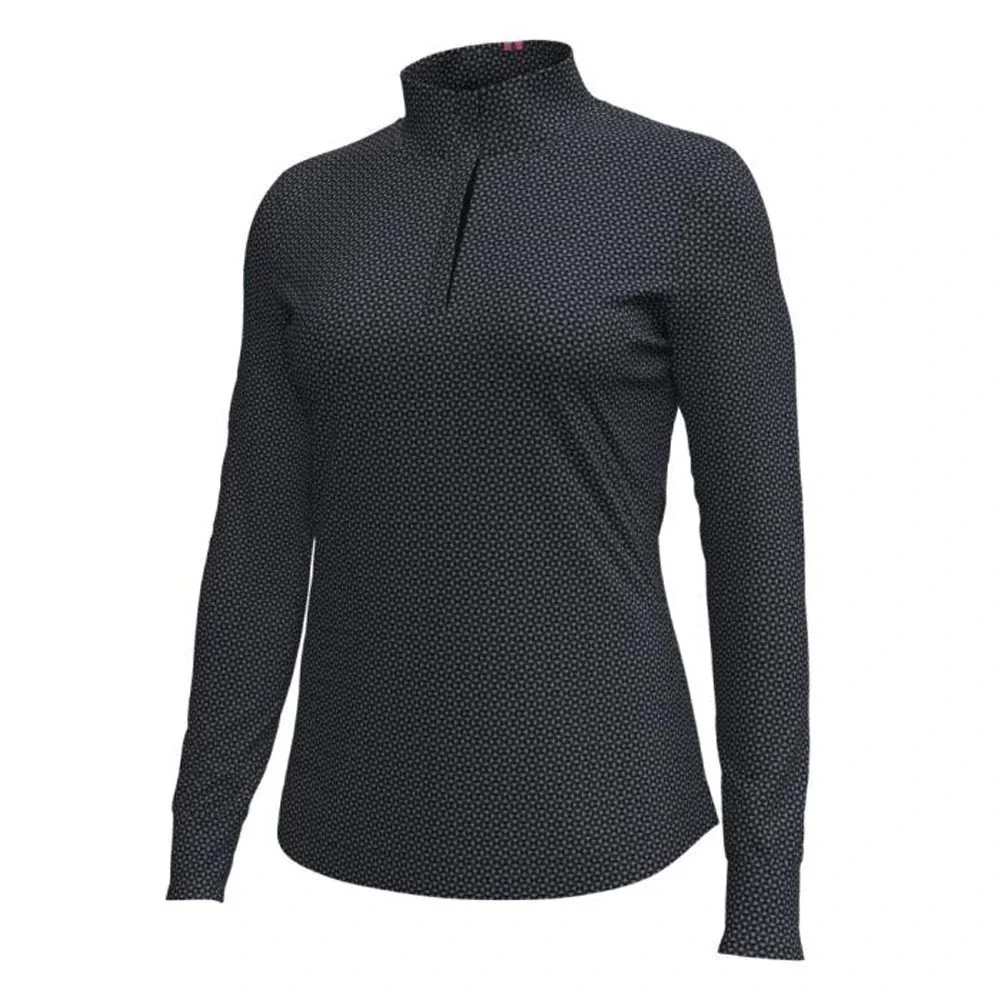Under Armour Women's Playoff 3.0 Grooves Print Golf 1/4 Zip