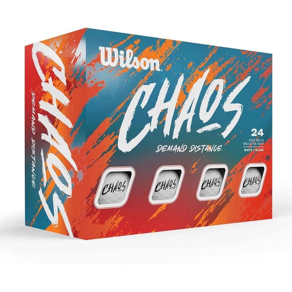 Wilson CHAOS Golf Balls - 24 Pack