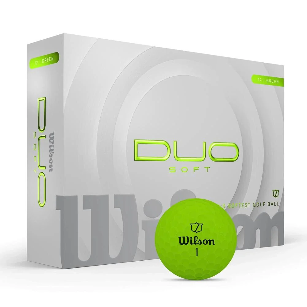 Wilson Duo Soft Golf Balls - Green