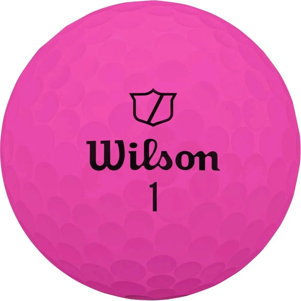 Wilson DUO Soft Pink Personalized Golf Balls - Image 3
