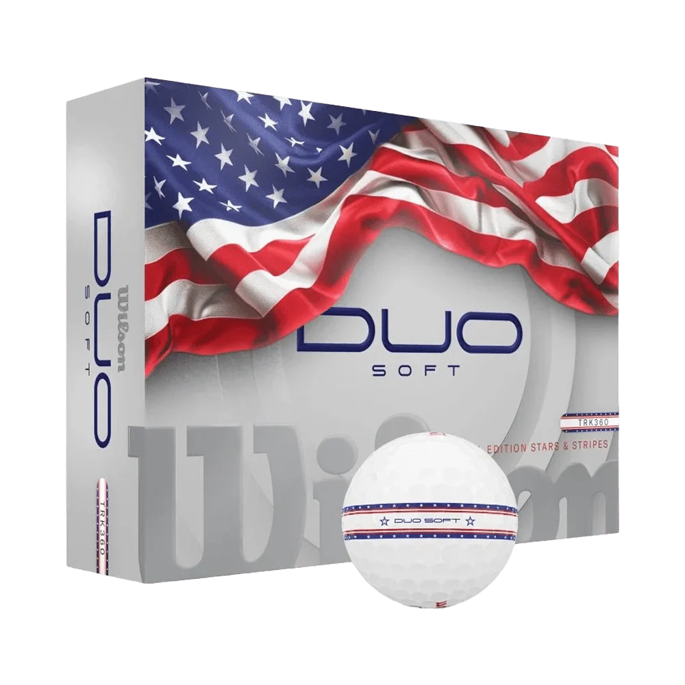 Wilson Duo Soft TRK360 Stars and Stripes Golf Balls