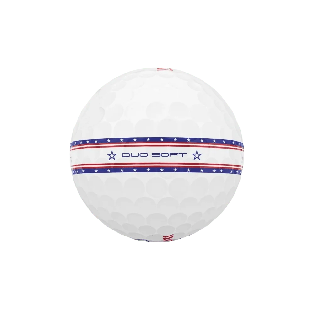 Wilson Duo Soft TRK360 Stars and Stripes Golf Balls - Image 2