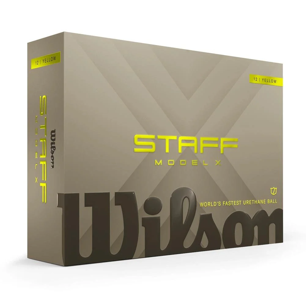 Wilson Staff Model X Golf Balls - Yellow - Image 4