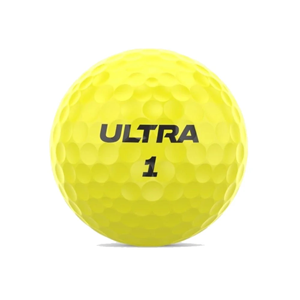 Wilson Ultra Distance Golf Balls - Yellow - Image 2